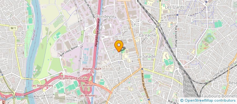 localisation de l'entreprise PHILIPPE-PELTIER à TOULOUSE