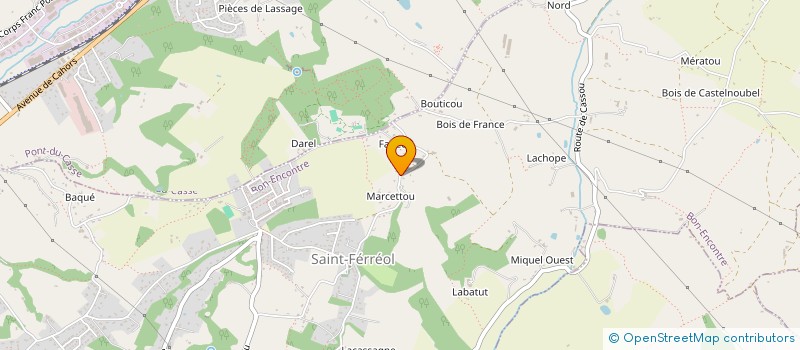 localisation de l'entreprise PHILIPPE PEREZ CONSEIL à BON-ENCONTRE