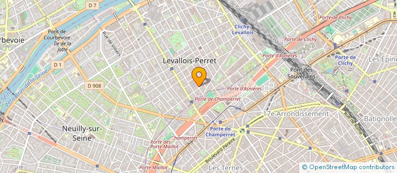 localisation de l'entreprise PHILIPPE PHOTO à LEVALLOIS-PERRET