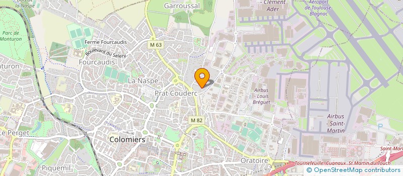 localisation de l'entreprise PHILIPPE POUVILLON ELECTRICITE EN ABREGE 2PE à COLOMIERS