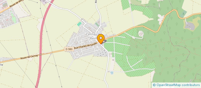 localisation de l'entreprise PHILIPPE PRUDHOMME à CERNAY-LES-REIMS