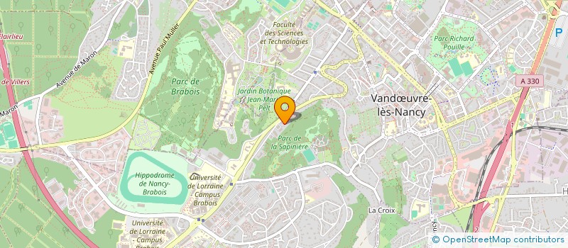 localisation de l'entreprise PHILIPPE ROBBE EXPERTISES  VANDUVRE-LES-NANCY