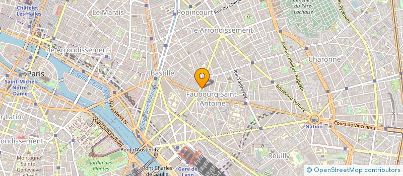 localisation de l'entreprise PHILIPPE ROGER PHILIPPE CHRISTIAN à PARIS