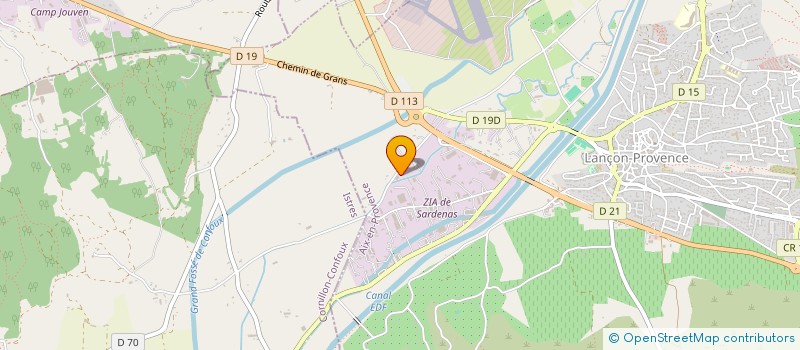 localisation de l'entreprise PHILIPPE ROTH  LANCON-PROVENCE