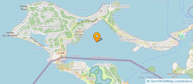 localisation de l'entreprise PHILIPPE  ROUAM  SAINT MARTIN