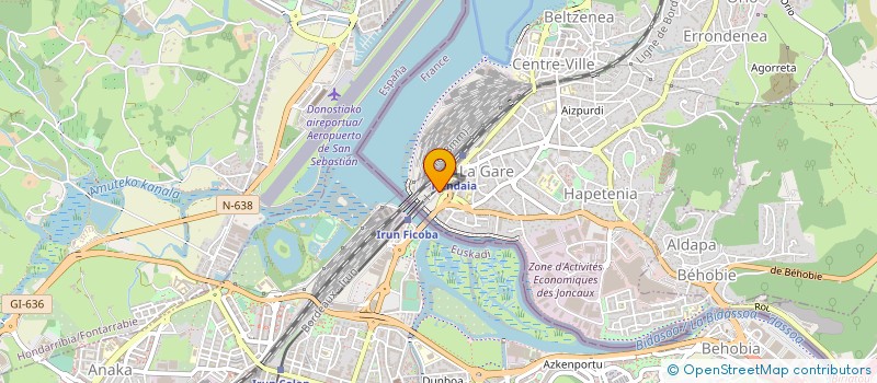 localisation de l'entreprise PHILIPPE ROY à HENDAYE