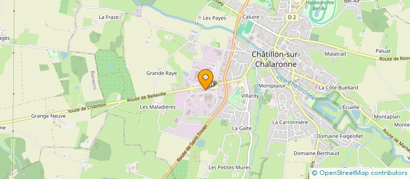 localisation de l'entreprise PHILIPPE SARL à CHATILLON-SUR-CHALARONNE