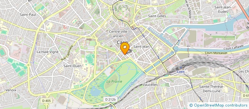 localisation de l'entreprise PHILIPPE - SEIGNEURET à CAEN