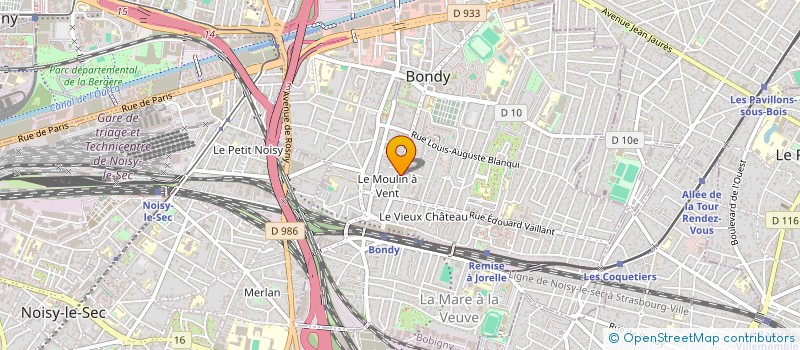 localisation de l'entreprise PHILIPPE SERVICES  BONDY