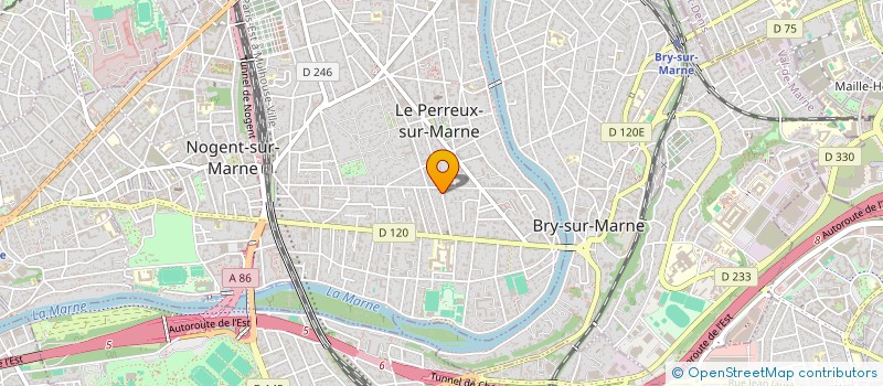 localisation de l'entreprise PHILIPPE SIGNORET ORGANISATION à LE PERREUX SUR MARNE