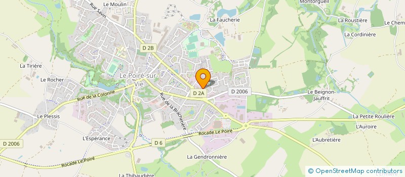 localisation de l'entreprise PHILIPPE THIBAUD SARL  LE POIRE-SUR-VIE