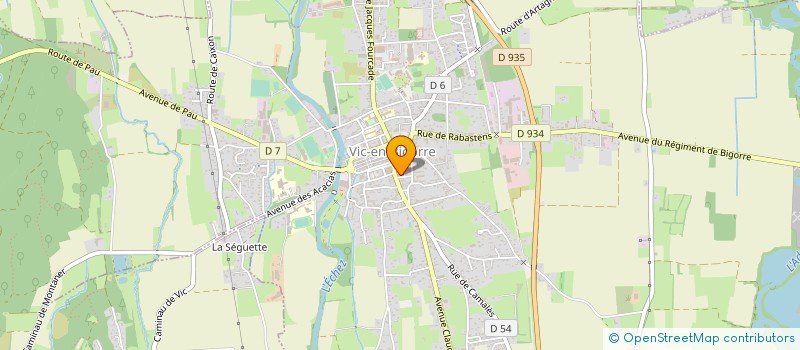 localisation de l'entreprise PHILIPPE TOTARO  VIC-EN-BIGORRE