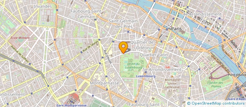 localisation de l'entreprise PHILIPPE TOUSSAINT CONSEIL  PARIS