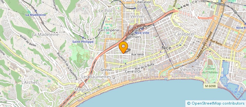 localisation de l'entreprise PHILIPPE VAUTARD, ALINE RUCKA ET ALINE WEYMULLER NOTAIRES ASSOCIES, SCP TITULAIRE D'UN OFFICE NOTARIAL à NICE