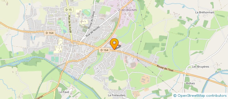 localisation de l'entreprise PHILIPPEAU à BLAIN
