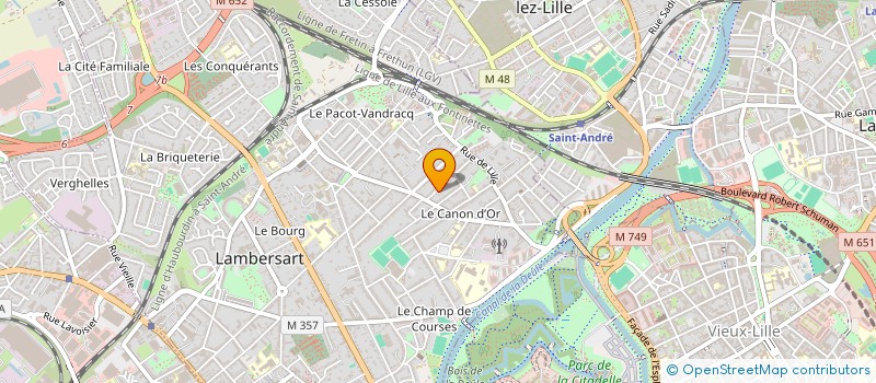 localisation de l'entreprise PHILIPPET à LAMBERSART