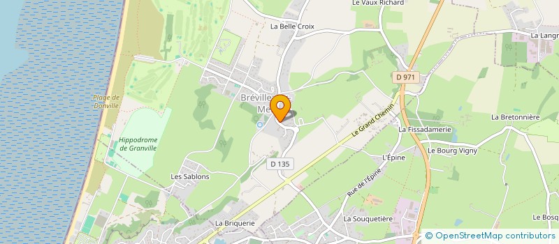 localisation de l'entreprise PHILIPPINE  BREVILLE-SUR-MER