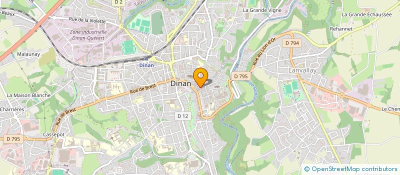 localisation de l'entreprise PHILIPPINE à DINAN