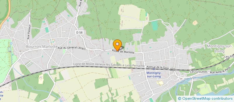 localisation de l'entreprise PHILIPPINE BAER  MONTIGNY-SUR-LOING