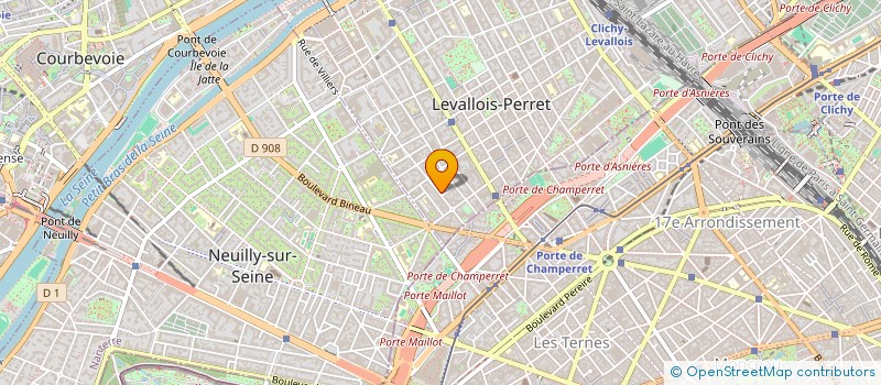 localisation de l'entreprise PHILIPPINS ASSOCIES à LEVALLOIS-PERRET