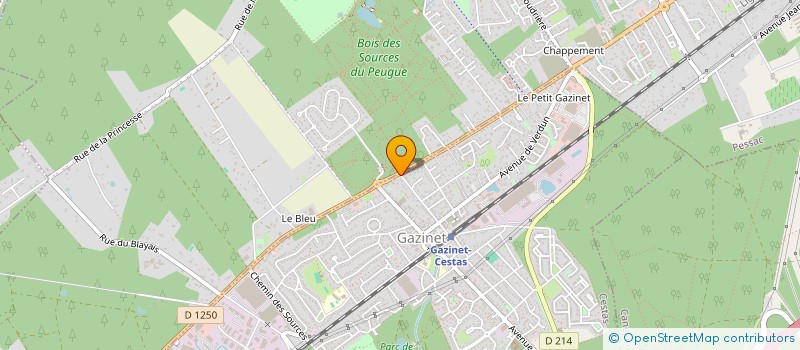 localisation de l'entreprise PHILIPPO  CESTAS