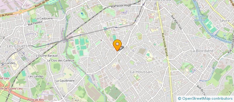 localisation de l'entreprise PHILIPPON  REZE