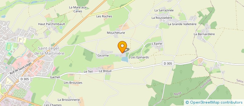 localisation de l'entreprise PHILIPPON FRERES à MELLE