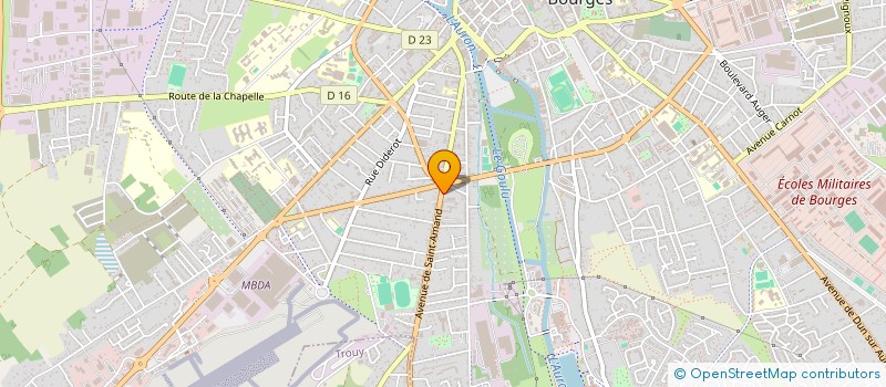 localisation de l'entreprise PHILIPPON INVESTISSEMENTS  BOURGES