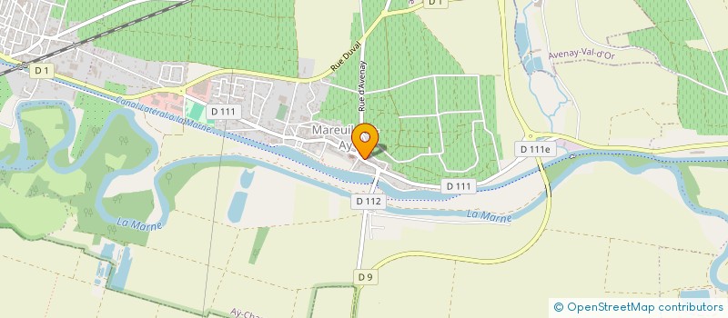 localisation de l'entreprise PHILIPPONNAT - LES DOMAINES ASSOCIES à AY-CHAMPAGNE