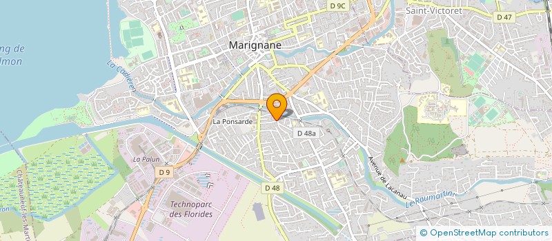 localisation de l'entreprise PHILIPPOT BATIMENT à MARIGNANE