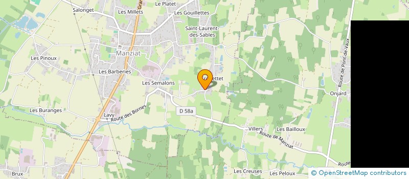 localisation de l'entreprise PHILIPPOT & ROLAND à MANZIAT