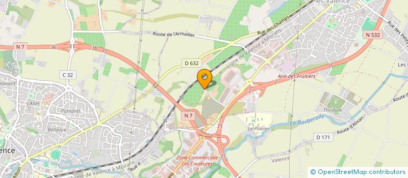 localisation de l'entreprise PHILIPPS ET MAURICE à SAINT-MARCEL-LES-VALENCE