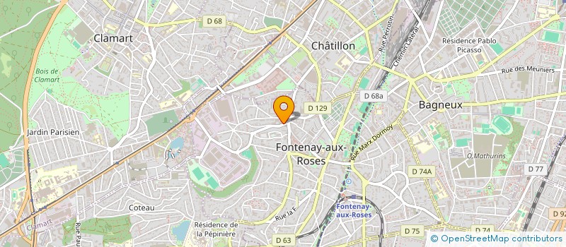 localisation de l'entreprise PHILIPS ASSOCIATION CORPORATIVE à FONTENAY-AUX-ROSES