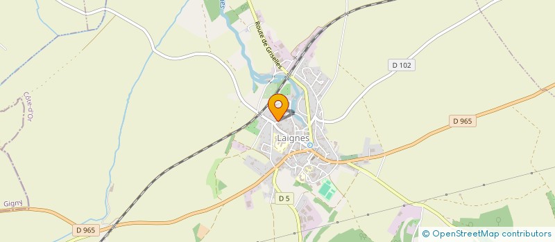 localisation de l'entreprise PHILIPS ENERGIE  LAIGNES