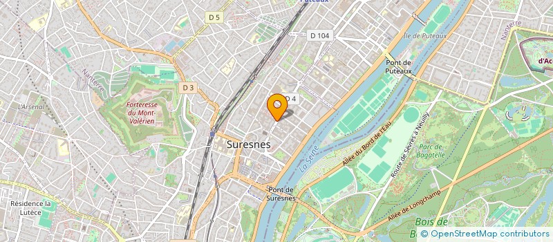 localisation de l'entreprise PHILIPS FRANCE à SURESNES
