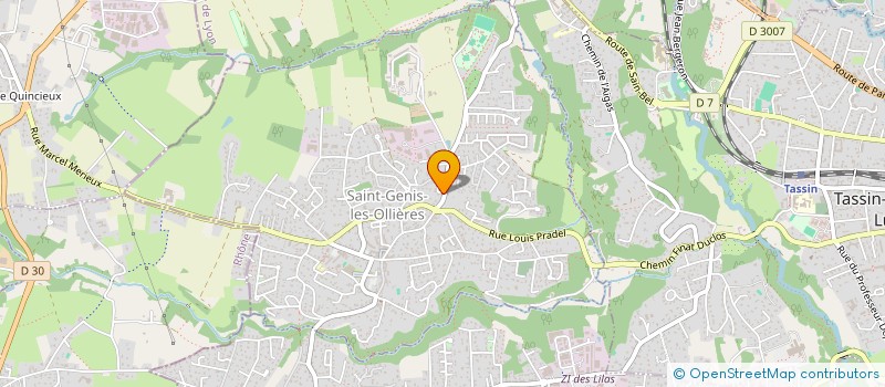 localisation de l'entreprise PHILIPS HEILUNG SOLUTION  SAINT-GENIS-LES-OLLIERES