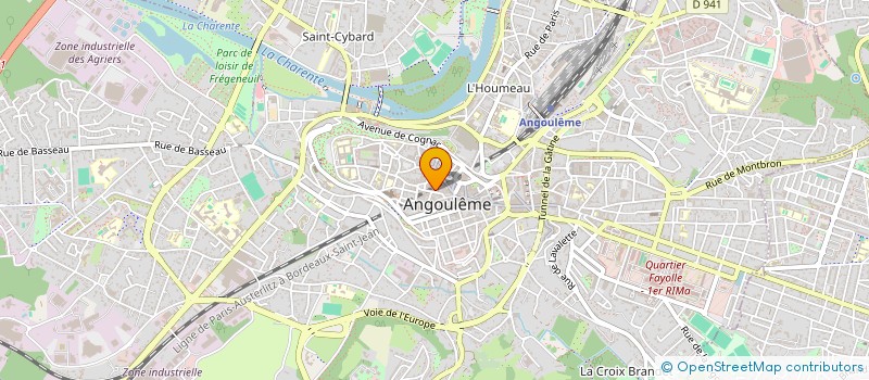 localisation de l'entreprise PHILIUM à ANGOULEME