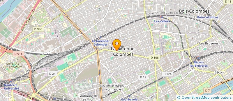 localisation de l'entreprise PHILIXIA à LA GARENNE-COLOMBES