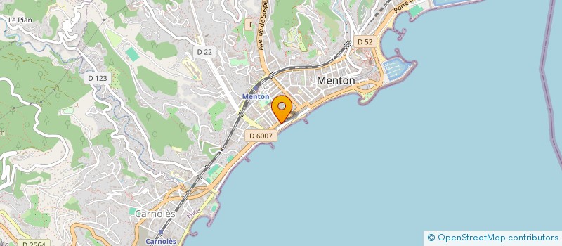 localisation de l'entreprise PHILJAK à MENTON