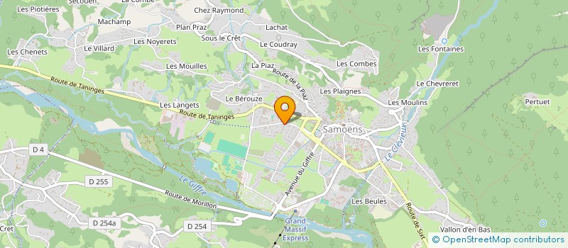 localisation de l'entreprise PHILLIP & CLAIRE HOARE  SAMOENS