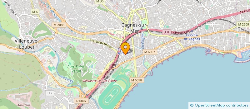 localisation de l'entreprise PHILLIPE'S MASSANO à CAGNES-SUR-MER