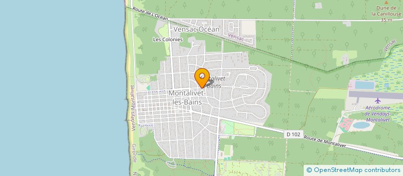 localisation de l'entreprise PHILLIPE TRAITEUR à VENDAYS-MONTALIVET