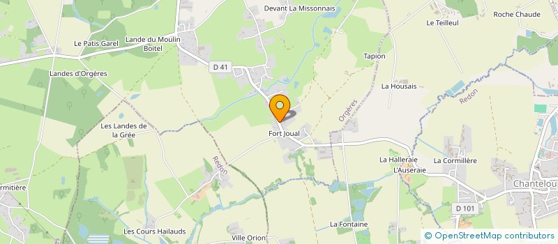 localisation de l'entreprise PHILMAD à ORGERES