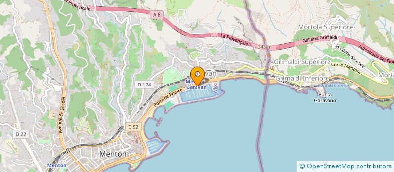 localisation de l'entreprise PHILMAD à MENTON
