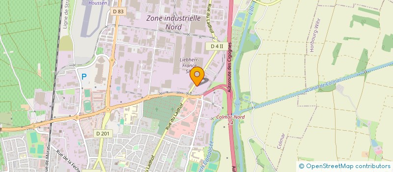 localisation de l'entreprise PHILMAJE à COLMAR