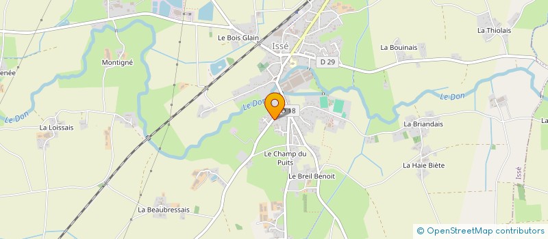 localisation de l'entreprise PHILMAN THERMIQUE à ISSE