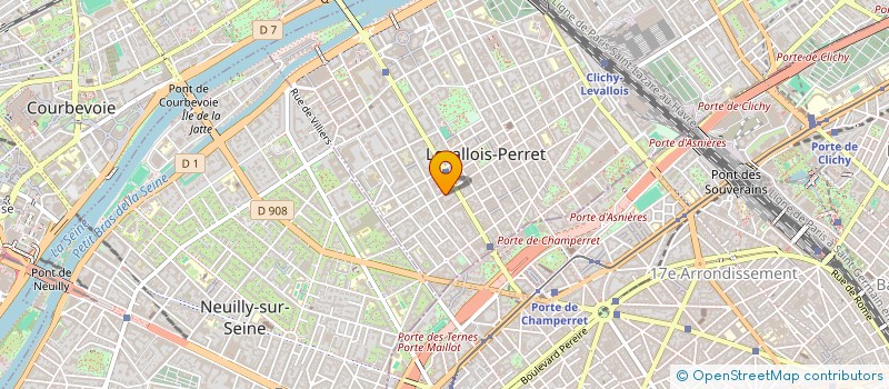 localisation de l'entreprise PHILMARC à LEVALLOIS-PERRET