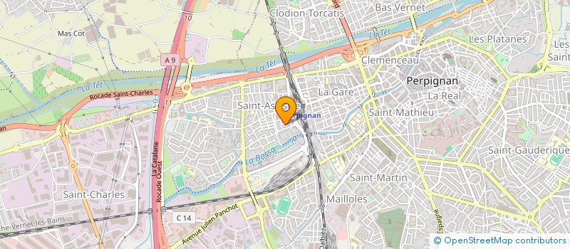 localisation de l'entreprise PHILMARC à PERPIGNAN