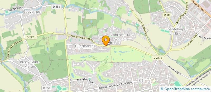 localisation de l'entreprise PHILMARC  GUERMANTES