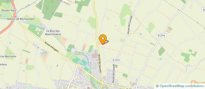 localisation de l'entreprise PHILMARIE  DOUE-EN-ANJOU